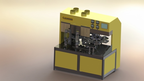 6 İstasyonlu Otomatik Termal Yapıştırma Makinası